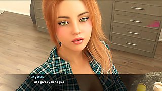Interactive hentai adventure with college girls and a playful nanny