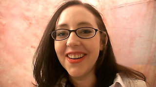 Hot blowjob ends with cum in mouth