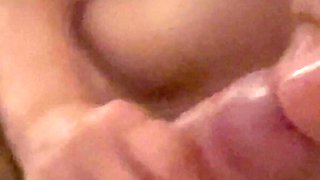 I excite a guy and rub my clit in my panties