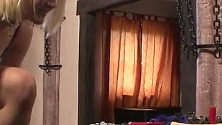 Hot blonde is ready for BDSM fuck