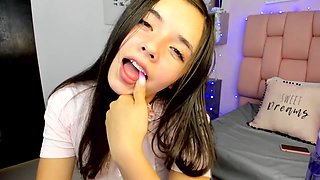 Salome Collucci loves being watched as she transforms into a naughty slut, squirting during her webcam shows