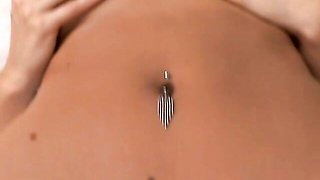 Soloing chick Sophie Moone shows off her godlike naked body