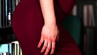 Beauty CFNM babes gives BJ to lover