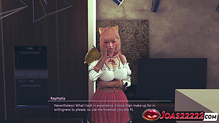 Raphtalia 3D Hentai - Sensual Busty Anime Girl Enjoys Breast Massage, Titplay in POV, and Fingering Leading to a Loud Orgasm