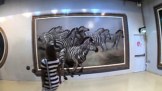 Big ass Thai GF museum visit and fuck
