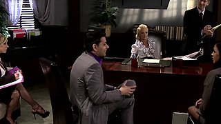 Hot Gangbang in the Office