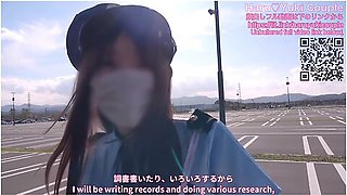 Miniskirt Police Car Sex & No Bra Shopping Outside The Car Creampie Sex