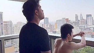 Getting Fucked On The Balcony