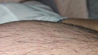 Step mom hand slip under step son underwear squeezing his dick