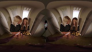 Lady Bug & Kathy Anderson VR Porn: Meeting The Neighbour - DarkRoomVR