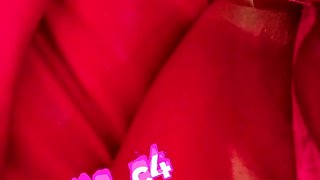 Extreme close up on her pussy taking toys