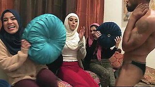 Arab bachelorette party goes hardcore when big black cock stripper arrived
