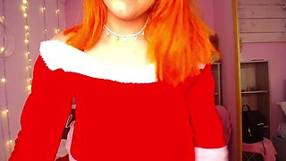 Chubby Santa girl hot solo