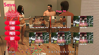 Naughty Neighbours - V0.59 - Ms. Ramirez and Gaz had to be fully naked in front of Phil - Highlight