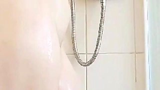 Horny Wife Masturbating in the Shower, Teen Wife Masturbates in the Shower, Wife Masturbating, Teenage Masturbating