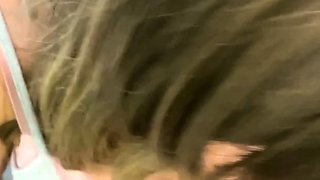 Brunette hardcore blowjob