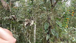 Redhead Gets Slutted Out by Ripped Stud in the Woods