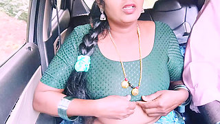 Sexy saree housewife cheating husband and try to fucking husband's brother. Car sex Telugu dirty talks.