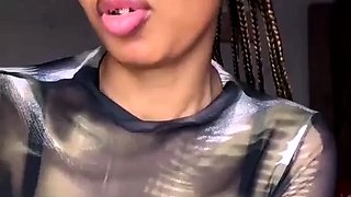 Hot Black Maid Does Some Webcam Black and Ebony