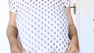 Busty Granny Hot Striptease Compilation