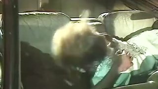 Crazy fucking in the retro car