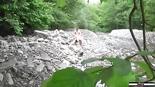 Lena Gets Fucked And Ass Fucked At The River