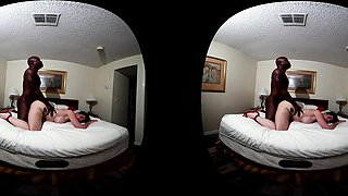 Incredible MILF interracial VR sex smutty clip