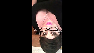 CD Krissy Sweets in heels and fishnets