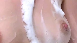 Big boobs milf masturbates with her dildo