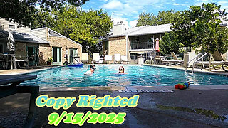 BBW Nurse Vicki Play Time in the Pool with Handsome Harry