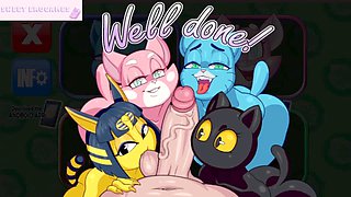 Uncensored hentai and furry fantasies featuring characters like Ankha and Nicole Watterson