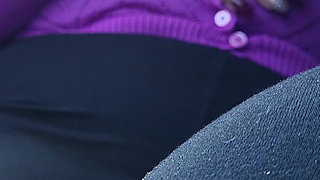 Titty Play in Car