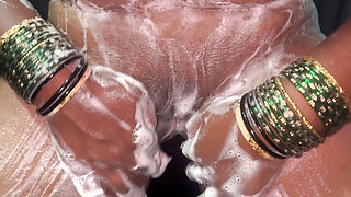 INDIAN (2th class school girl Squrting in school viral video !! Fingering !! Niked Bath in School bathroom