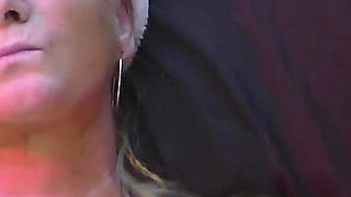 Orgasm Fucking Toy & Masturbating by Xmas Tree Wearing Red Mini Dress & Thigh High Socks