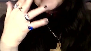 Halloween Ozzy Cosplay MILF Smoking