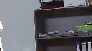 Secretary Seduces Her Boss to Fuck on the Desk.