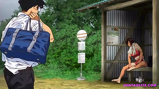 Stranger Seduction: She Rode Me Hard Before the Bus Even Came - Hentai