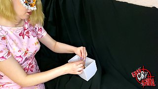 Hot MILF Opens the Gift and Wishes the Community a Merry Christmas