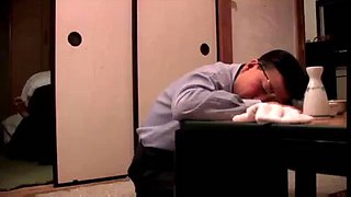 Asian new wife shares at wedding: Blowjob, Babe  Japanese Porn