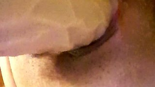 Chubby Brunette Big Boobs Dildo Masturbation