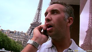 Ep-7: Bon Voyage Keiran With Manuel Ferrara, Keiran Lee, Sandra Romain - Brazzers