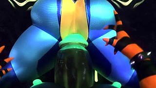 Princess Daisy gets railed by a ghost multiple times