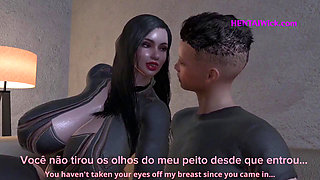 My First Wild Night with the BBW Neighbor Milf (3D Sex Anime) SUBs ESP x ENG