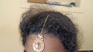 Saree wear house wife