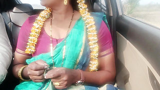 Step Dad Daughter in Law Car Sex, Telugu Dirty Talks, Part -1
