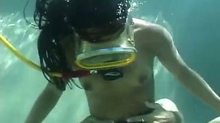 Asian Scuba Pool Fuck