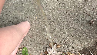 Peeing Through Catheter Outside