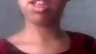 College student showed boobs and tight pussy to boyfriend and masturbation of a young amateur babe on video call