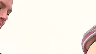 Fitness babe fucked on exercise ball