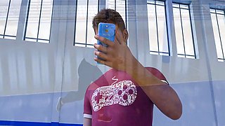 Sunville cougars episode with plump beauty working out by Misskitty2k